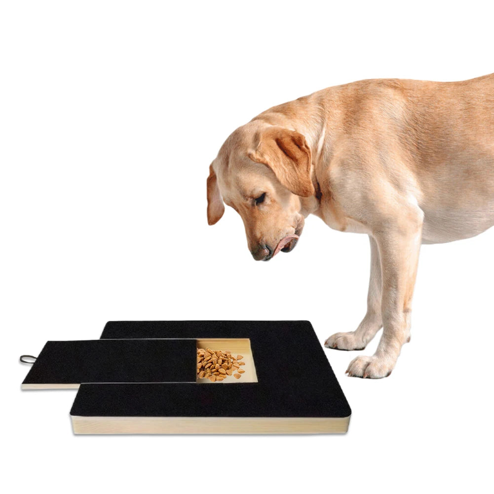 Dog Nail File Toy with Treat Box Nail Grinder Self Scratcher Dog Scratching Board for Puppy Small and Medium Dogs