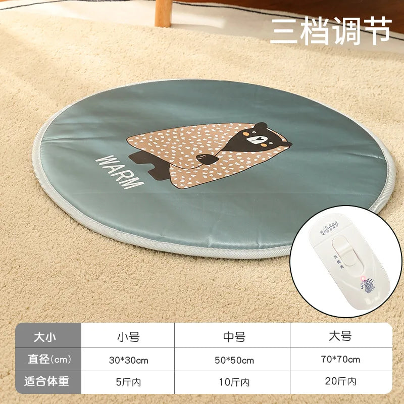 Pet Electric Blanket Dog Bed Mat Cat Beds Waterproof Dog Heating Pad Intelligent Control Temperature Timing Winter Sleep Supplie