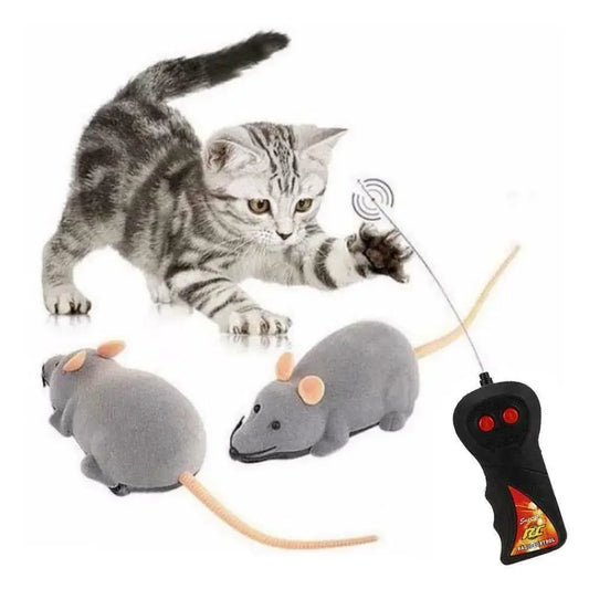 Pets Cats Mice Toy Wireless Electronic RC Mouse  Playing Interactive Toys Pet Supplies Pets Gift Puppy Kitten