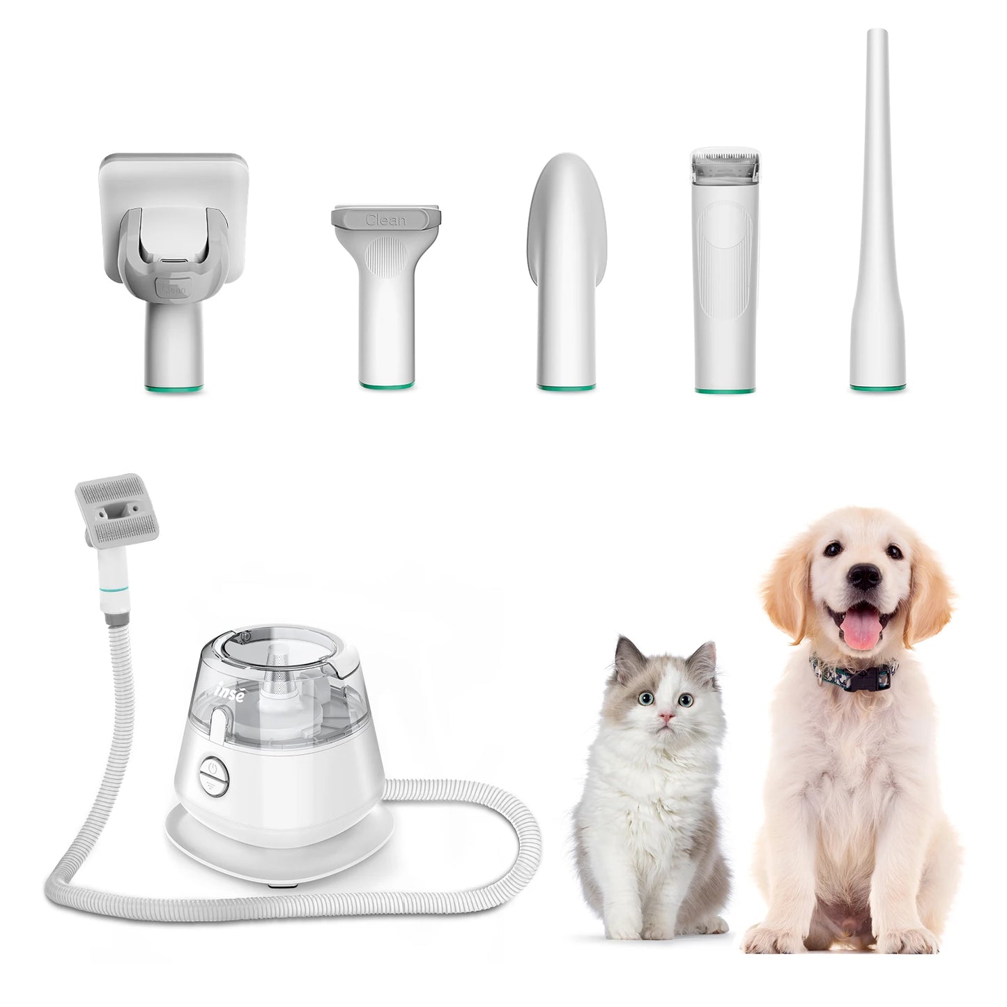 Pet Grooming Kit & Vacuum Station