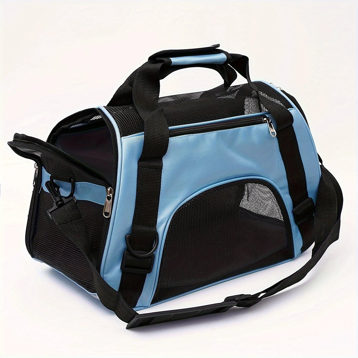 Lightweight & Foldable Airline-Approved Pet Travel Carrier - Secure, Comfortable & Ventilated for Cats & Dogs - Perfect for On-t