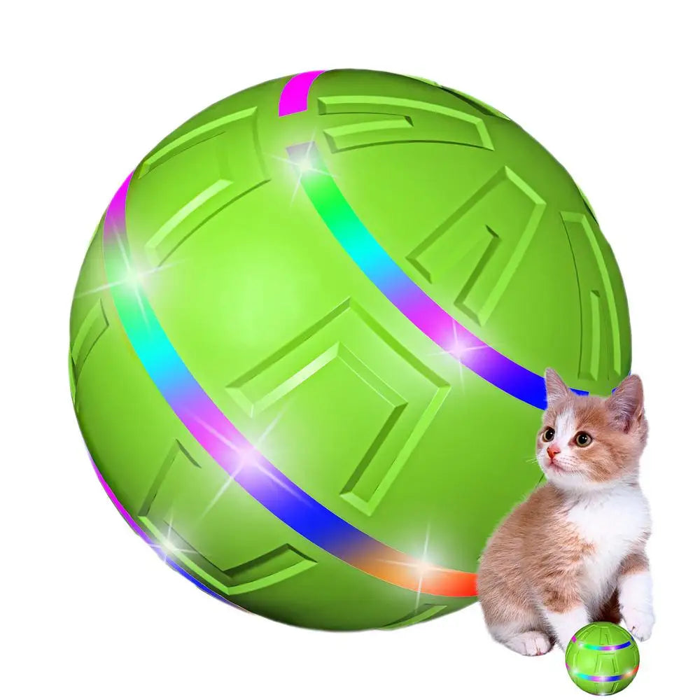 Remote Control Dog Ball Toy With Led Lights Dog Enrichment Toys Rechargeable Remote Control Led Play For Busy Dogs For Yard