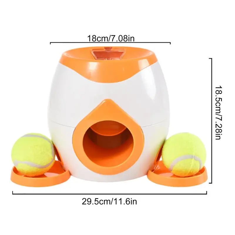 Auto Dog Ball Thrower Food Reward Machine Pet Ball Dog Toys Non-Electric Smart Feeder Thrower Machine For Indoor Outdoor Puppies