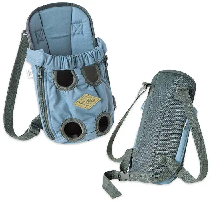 'Wiggle-Sack' Backpack Dog Carrier Touchdog Fashion Designer Front