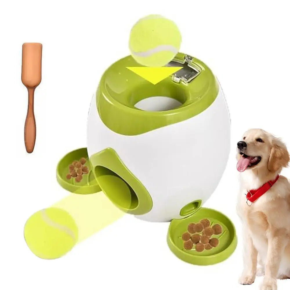 Auto Dog Ball Thrower Food Reward Machine Pet Ball Dog Toys Non-Electric Smart Feeder Thrower Machine For Indoor Outdoor Puppies