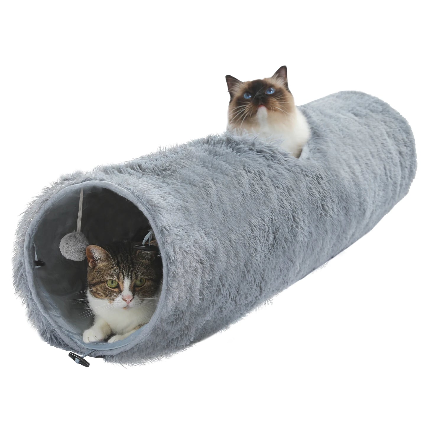 Large Cat Tunnel, 44.9 Inches Long Collapsible Cat Tube 9.8 Inches