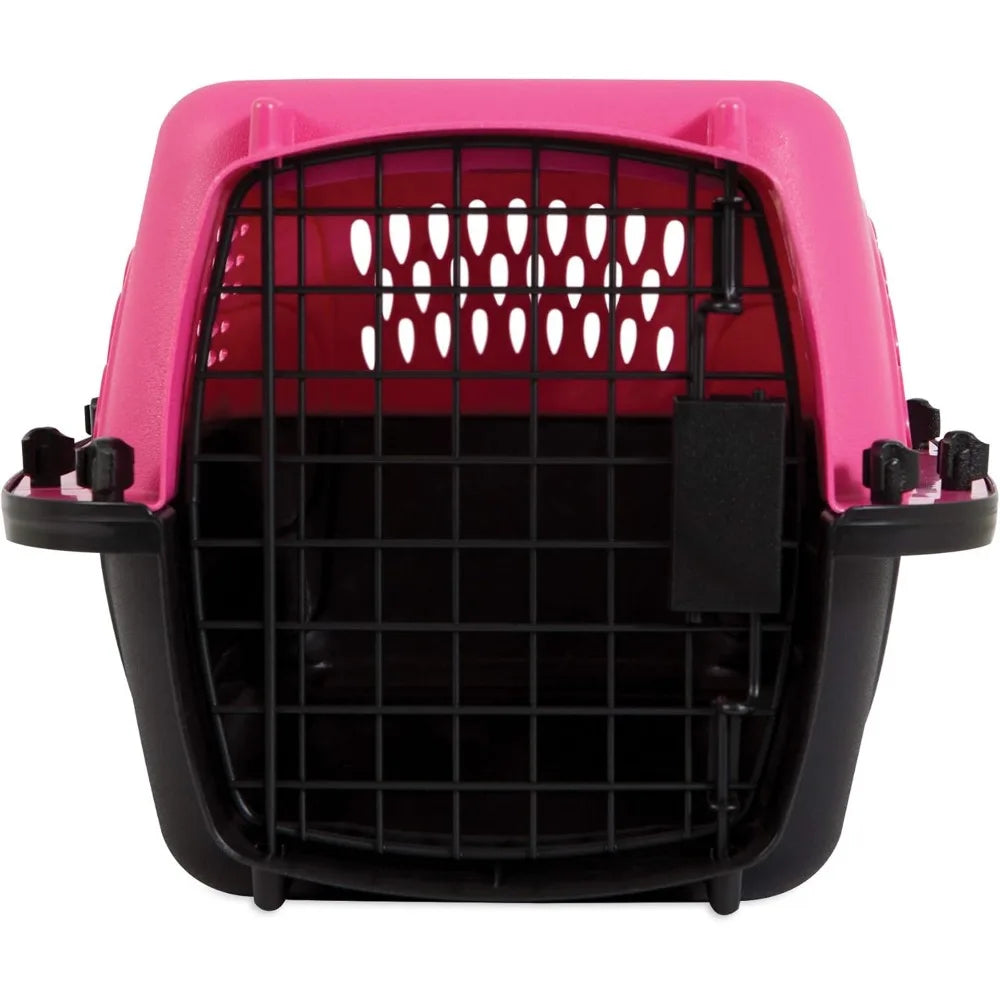 Two-Door Small Dog Kennel & Cat Kennel, Top Loading or Front Loading Pet Carrier,