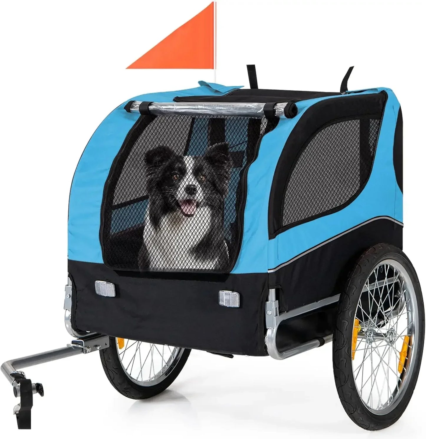 Dog Trailer for Bicycle, Cargo Cycle Trailers Wagon Cart Pet Bike Carrier