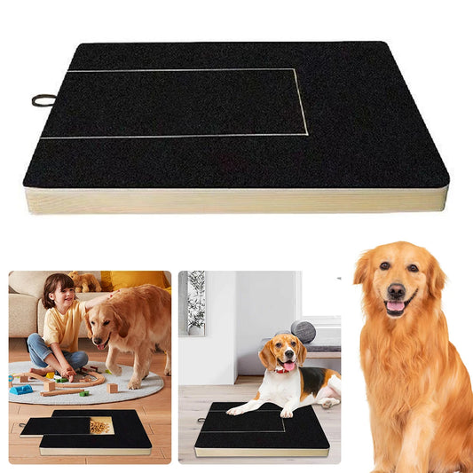 Dog Nail File Toy with Treat Box Nail Grinder Self Scratcher Dog Scratching Board for Puppy Small and Medium Dogs