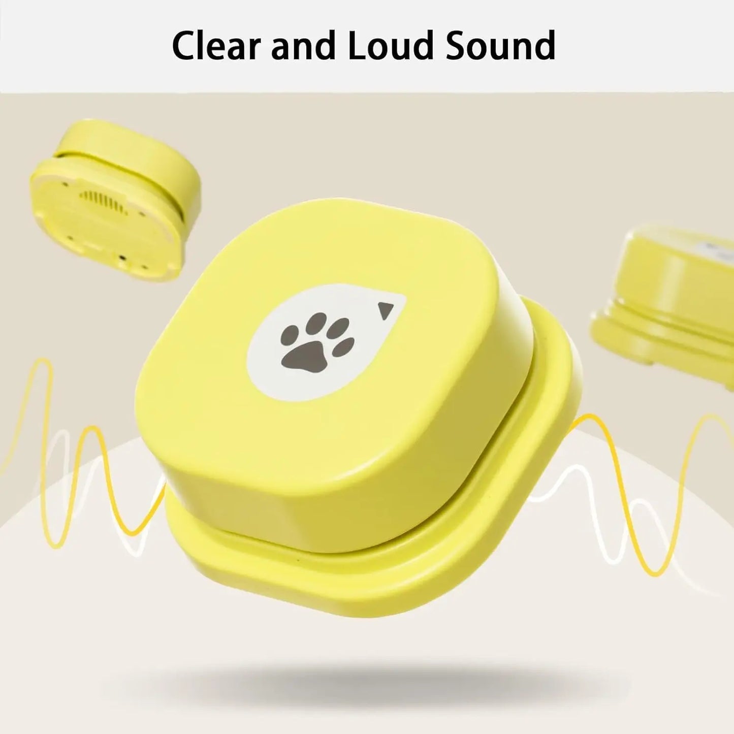 Mewoofun Dog Buttons for Communication with Anti-Slip Mat Pet Buttons Voice Recording Clicker with training