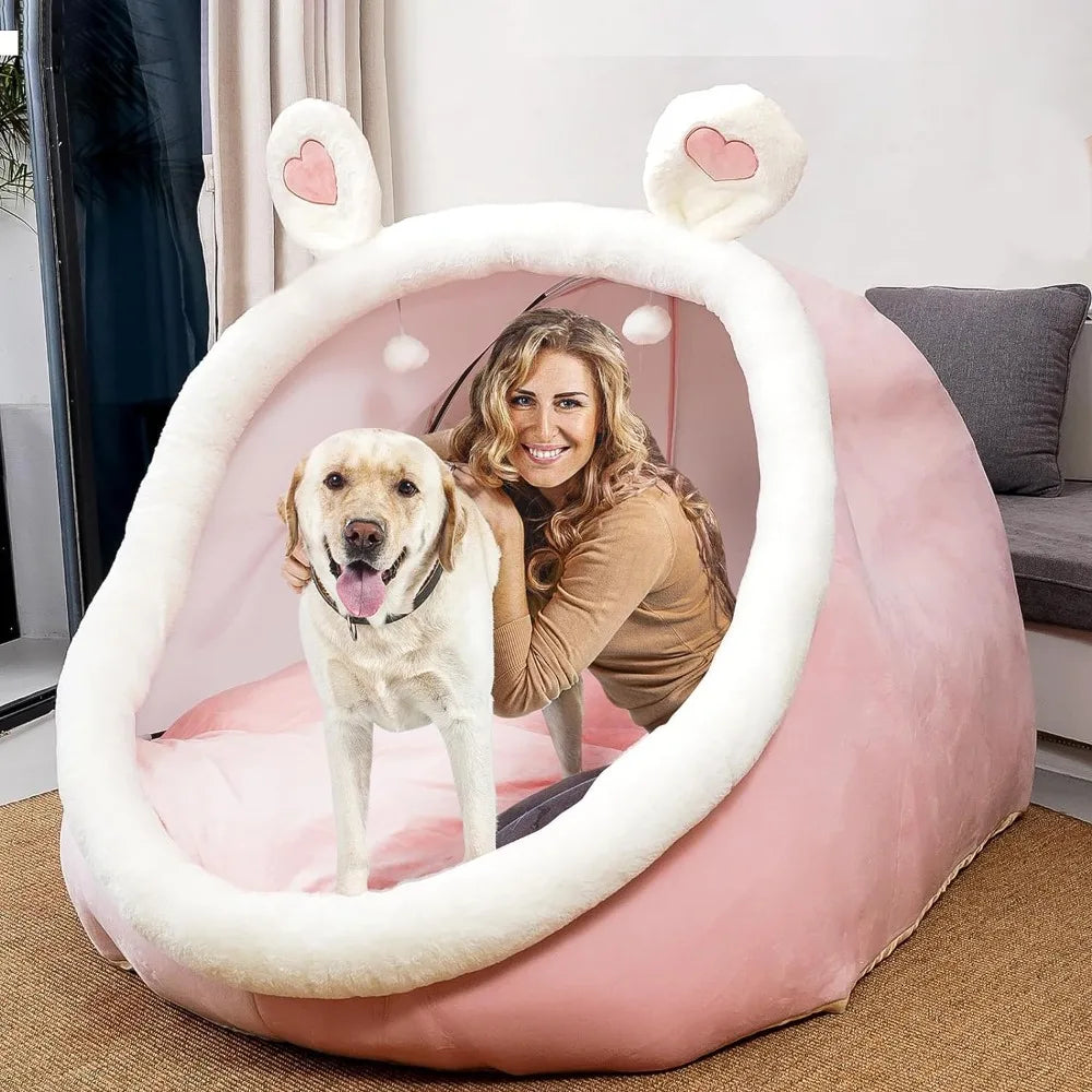 Human Dog Bed, Human Size Dogs Beds with Soft MATS，Large Dogs Beds Can Be Washed, Dog Bed