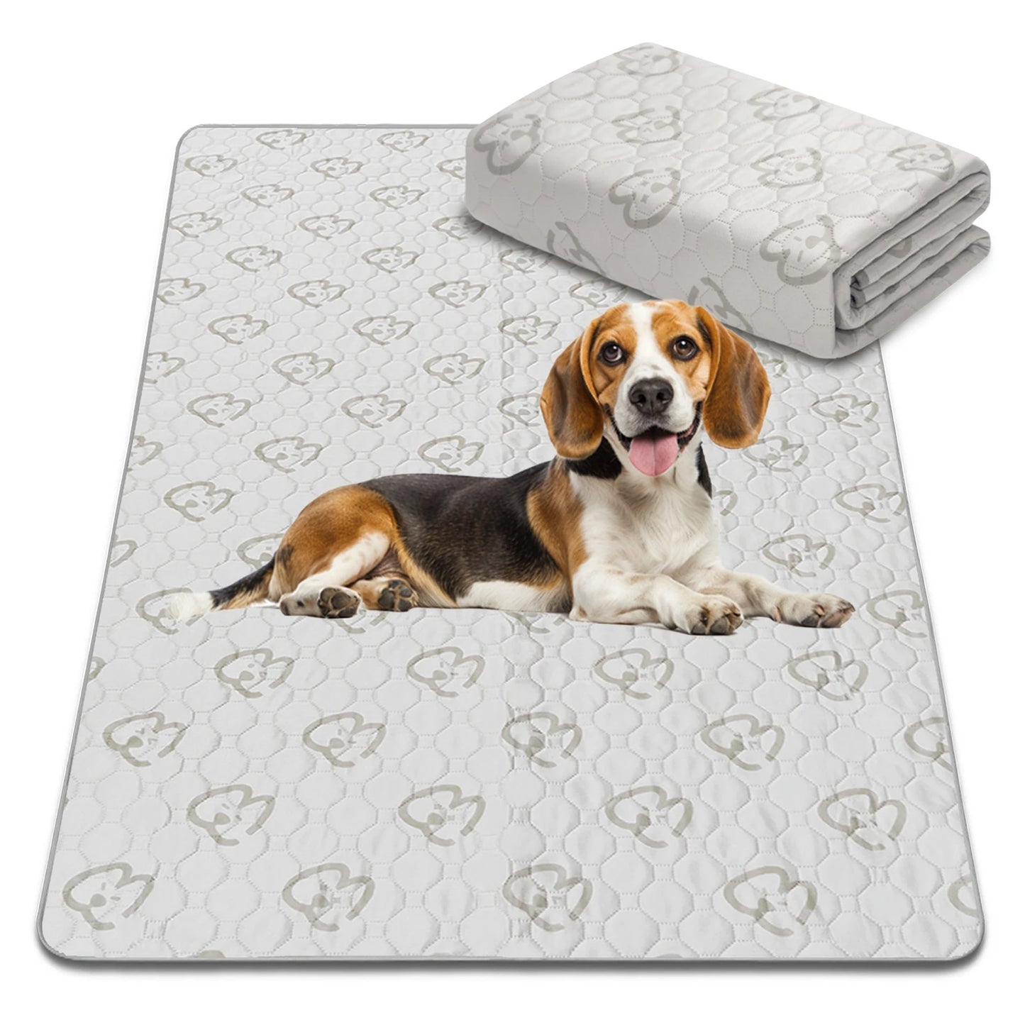 FXW Washable Pee Pads for Dogs, Puppy Pads with Super Absorbent for Crate, Traning, Sofa/Bed,