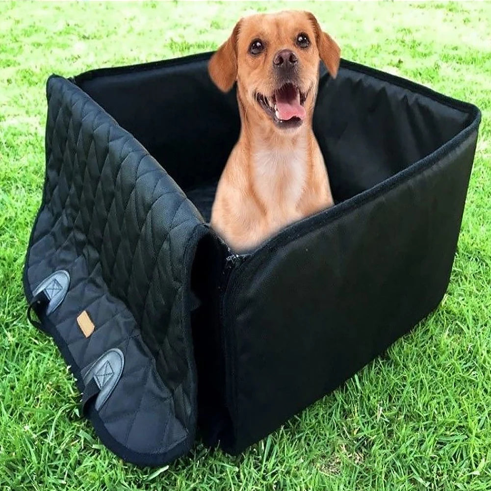 Dog Car Seat Cover Wear-Resistant Foldable Travel Pet Dog Car Seat Waterproof Cat Basket Anti-Slip Puppy Carrier Pet Accessories