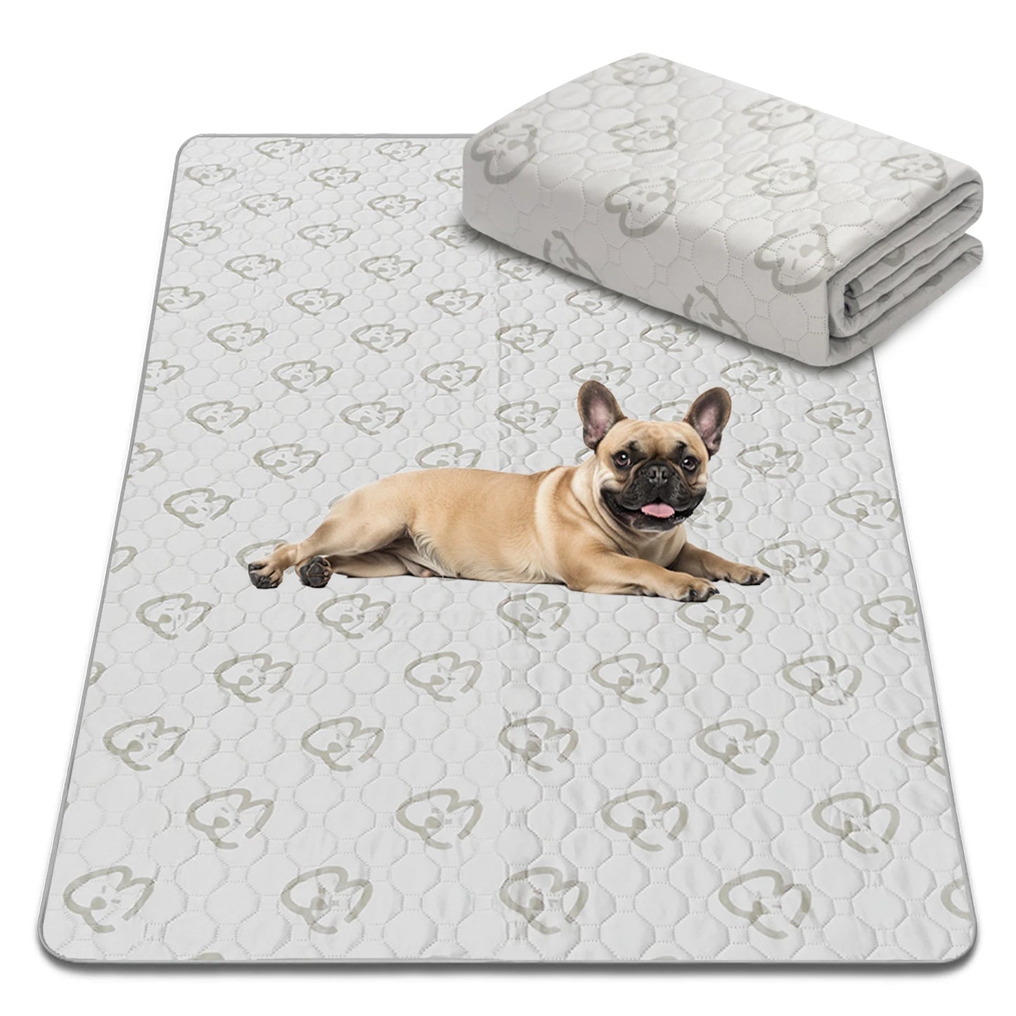 FXW Washable Pee Pads for Dogs, Puppy Pads with Super Absorbent for Crate, Traning, Sofa/Bed,