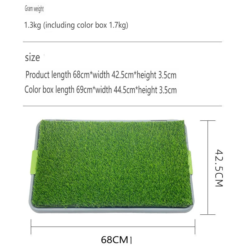 Dog Poop Toilet Mat Artificial Grass Pee Pad Dog Grass Large Patch Washed Reusable T