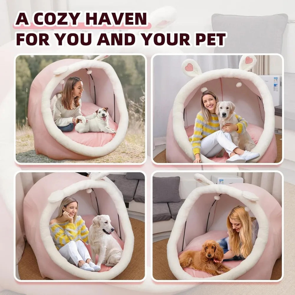 Human Dog Bed, Human Size Dogs Beds with Soft MATS，Large Dogs Beds Can Be Washed, Dog Bed