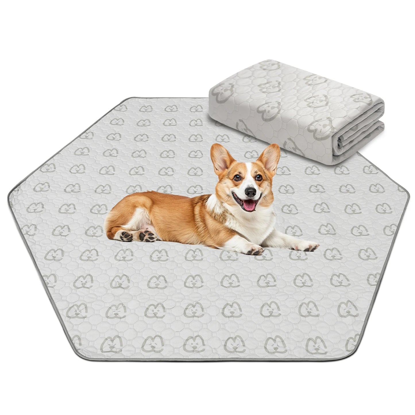 FXW Washable Pee Pads for Dogs, Puppy Pads with Super Absorbent for Crate, Traning, Sofa/Bed,