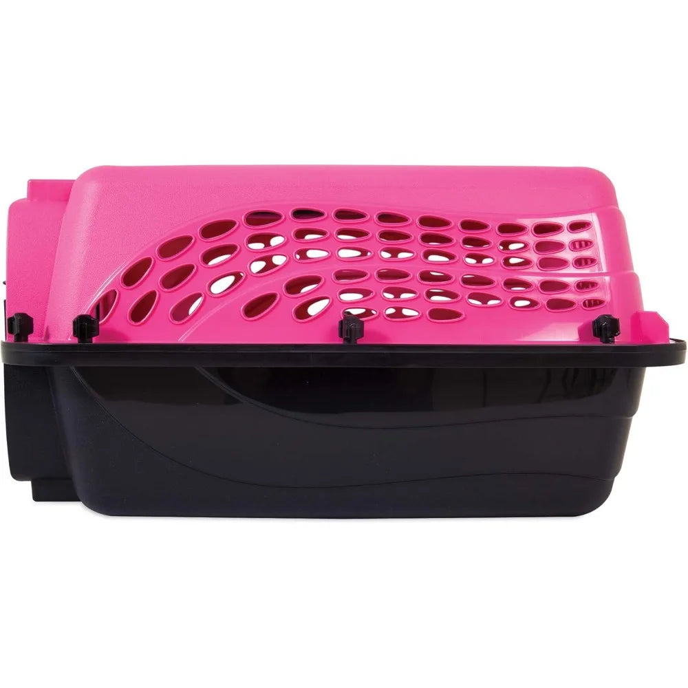 Two-Door Small Dog Kennel & Cat Kennel, Top Loading or Front Loading Pet Carrier,