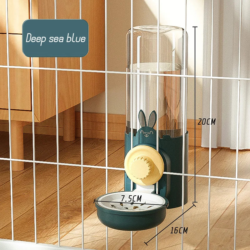 HOOPET Automatic Pet Bowls Cage Hanging Feeder Dog Water Bottle Food Container